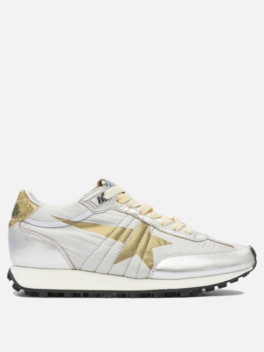 Sneaker basse 48% polyamide 39% goat leather 6% polyurethane 1% polyvinyle - 100% rubber  Argento - Golden Goose Donna | PDP | VIETTI Online Store 
