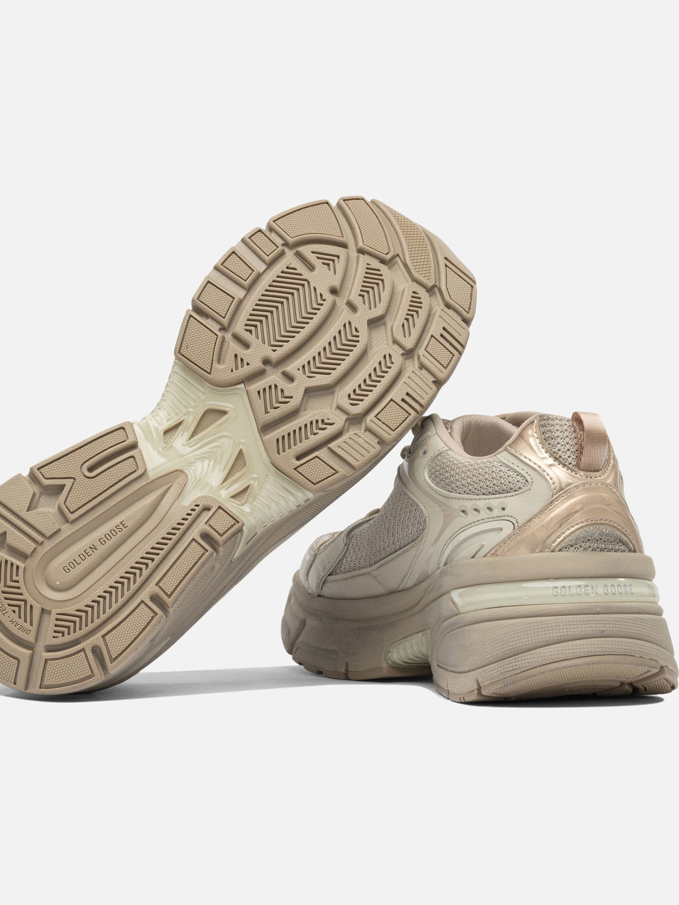 Sneaker basse 49% polyester 30% cow leather 12% polyurethane textile 9% ovine leather - 100% rubber  Grigio - Golden Goose Donna | PDP | VIETTI Online Store | Zoom-Modal_5
