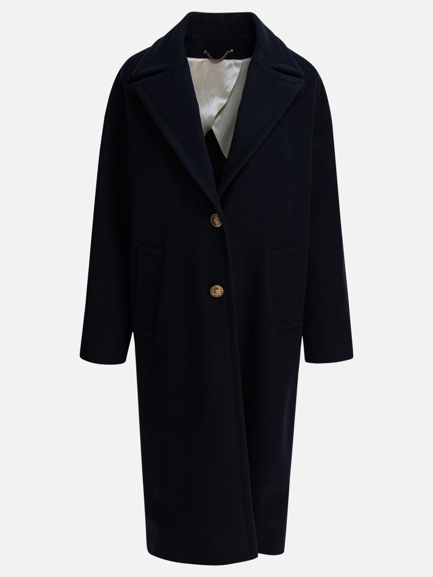 Golden Goose Cappotto monopetto &quot;Cocoon&quot; 17618742_40 Blue thumbnail_1