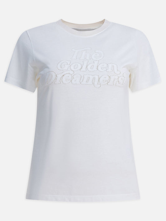 Crewneck t-shirts Print  White - Golden Goose Women | PLP | VIETTI Online Store 
