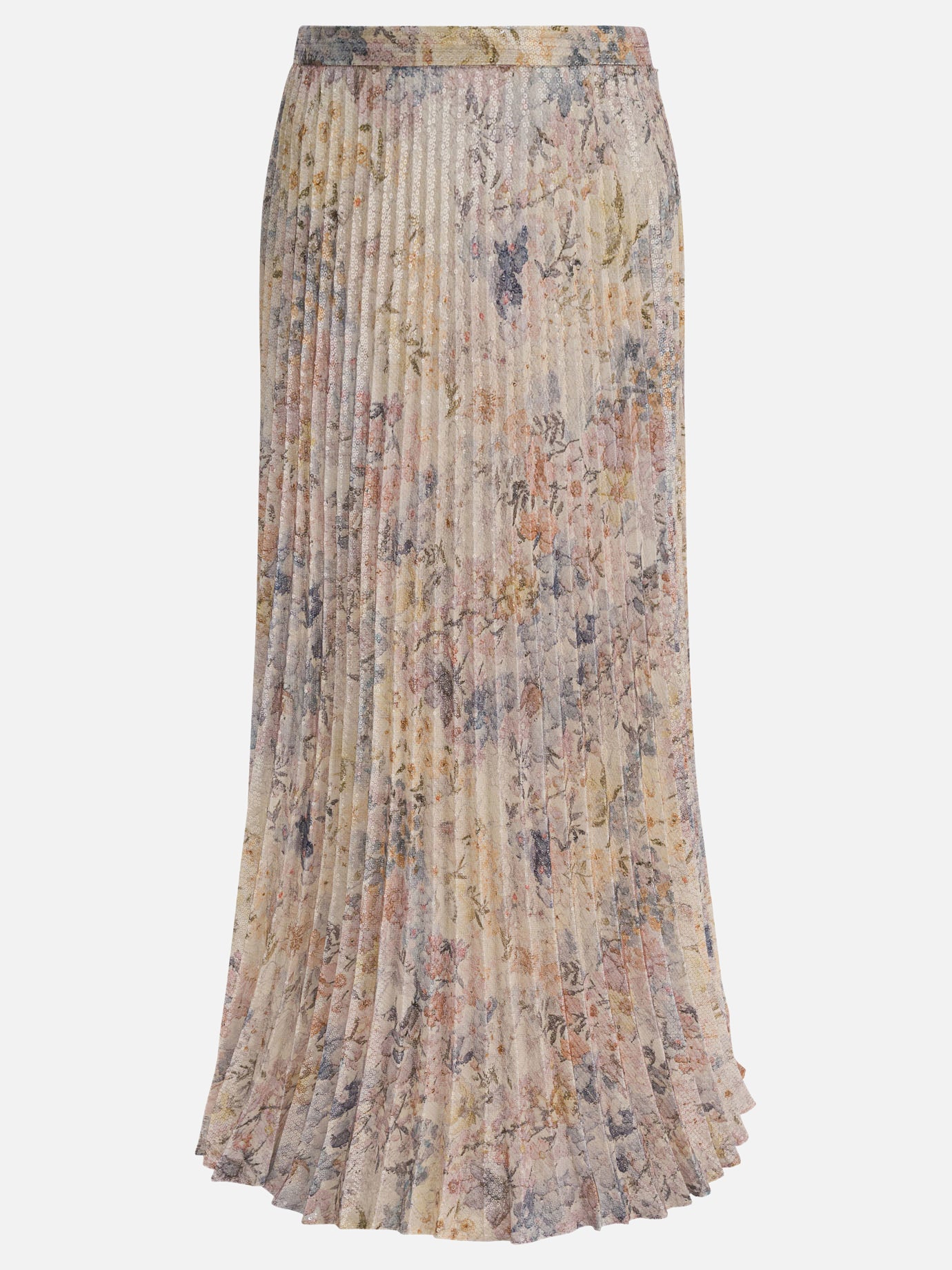 Golden Goose Long pleated skirt Beige