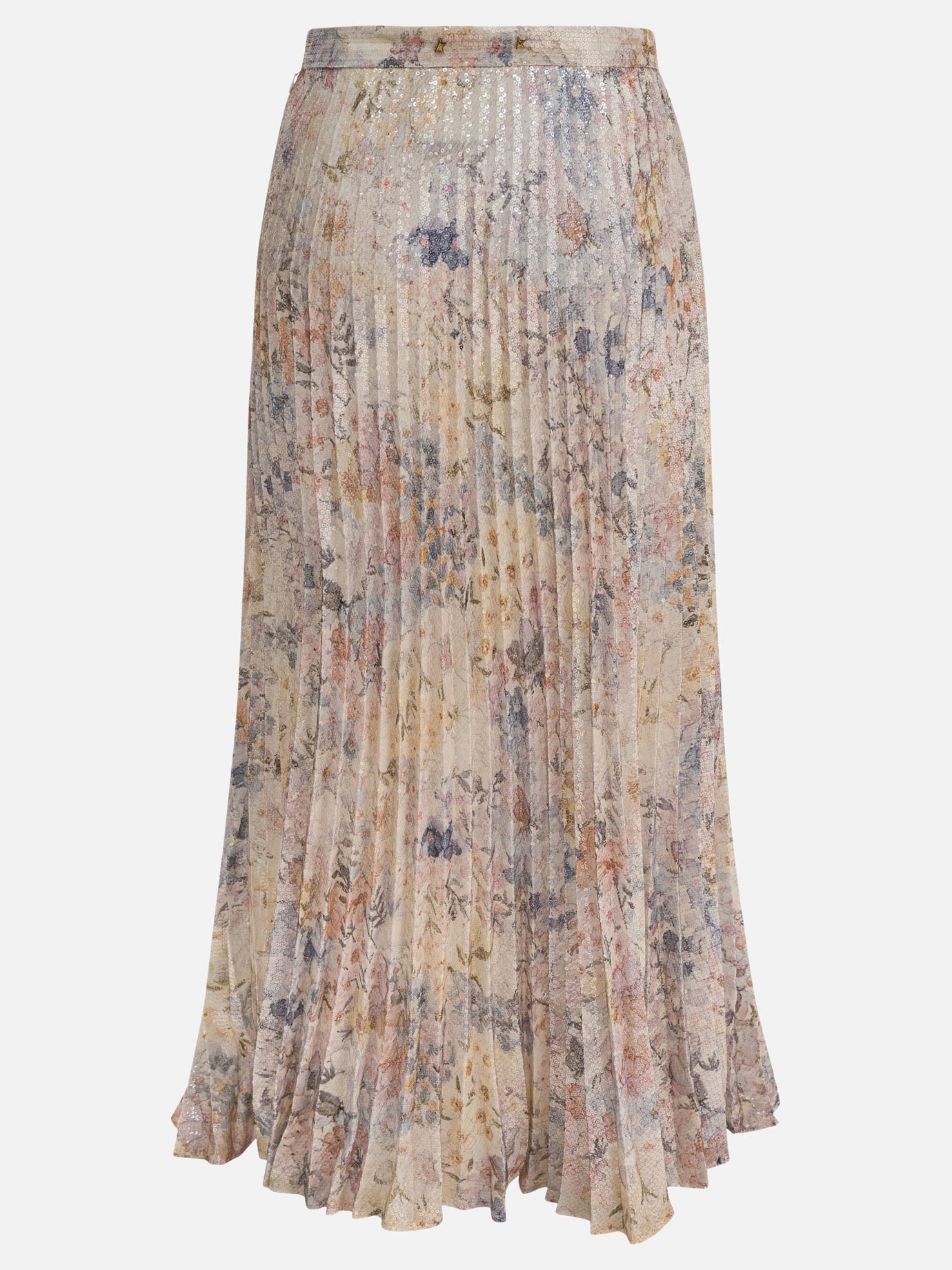 Golden Goose Long pleated skirt 24007121_40 Beige thumbnail_2