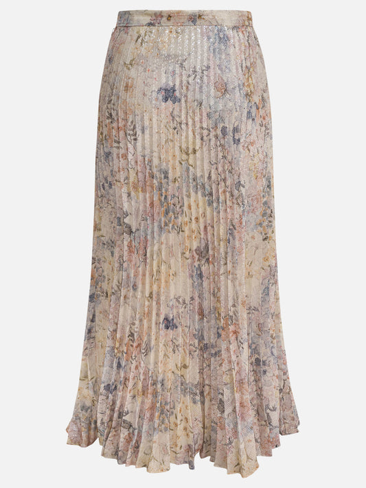 Golden Goose Long pleated skirt 24007121_40 Beige 2