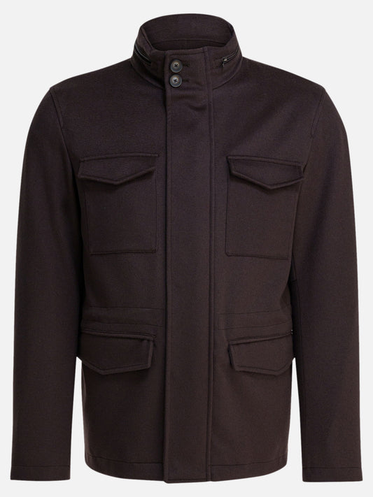 Short coats Solid colour  Brown - Herno Men | PLP | VIETTI Online Store 
