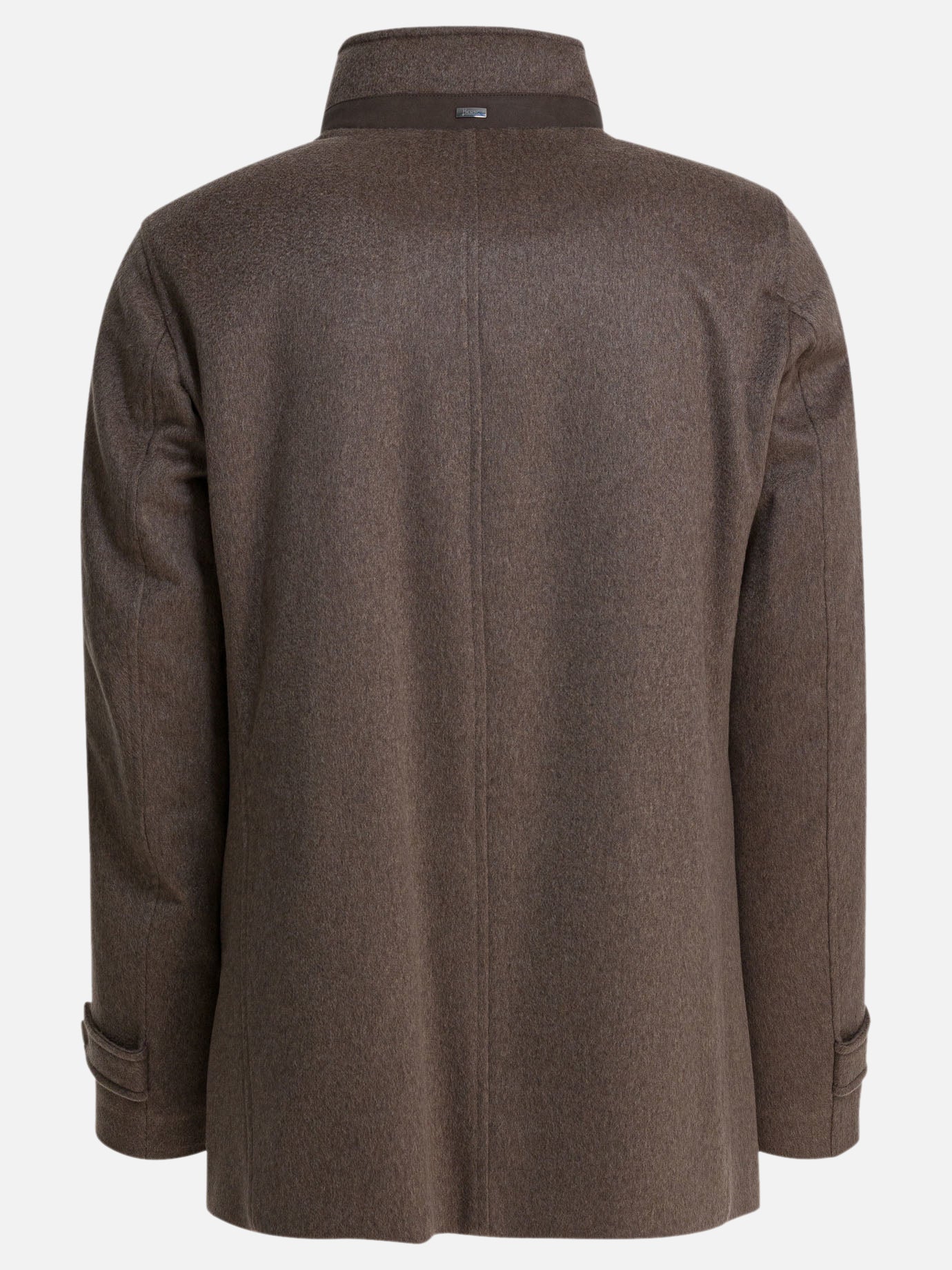Long coats Solid colour  Brown - Herno Men | PDP | VIETTI Online Store | thumbnail_2