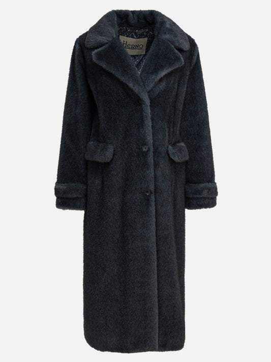 Long coats Solid colour  Grey - Herno Women | PLP | VIETTI Online Store 
