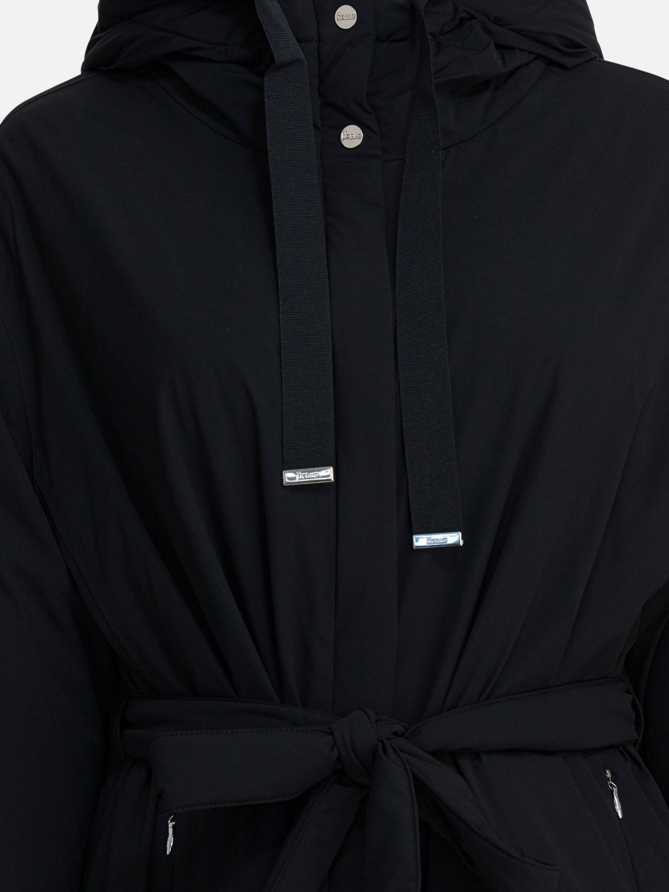 Down jackets Solid colour  Black - Herno Women | PDP | VIETTI Online Store | thumbnail_3