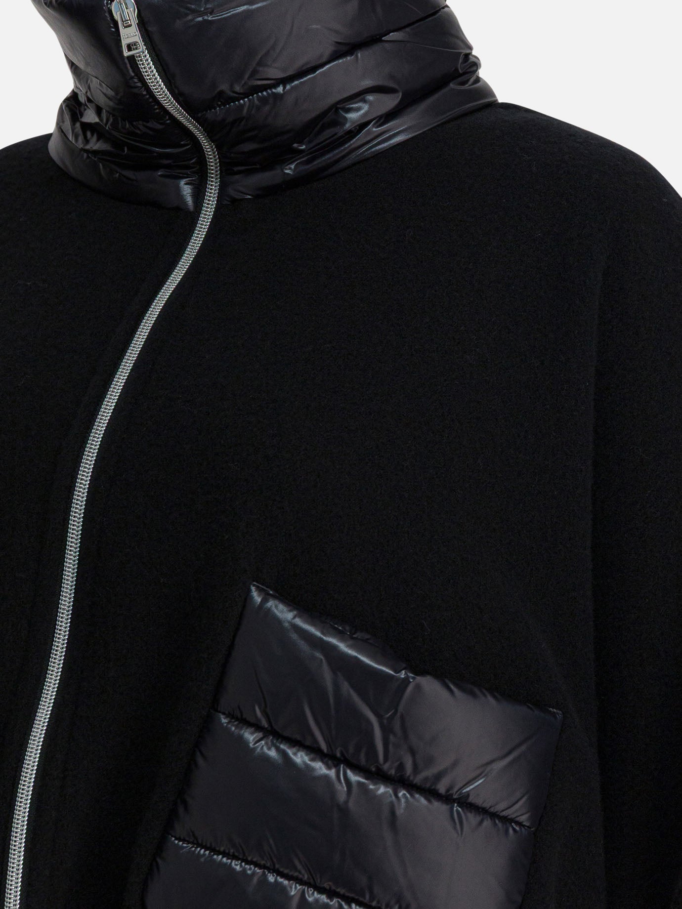 Capes Solid colour  Black - Herno Women | PDP | VIETTI Online Store | thumbnail_4