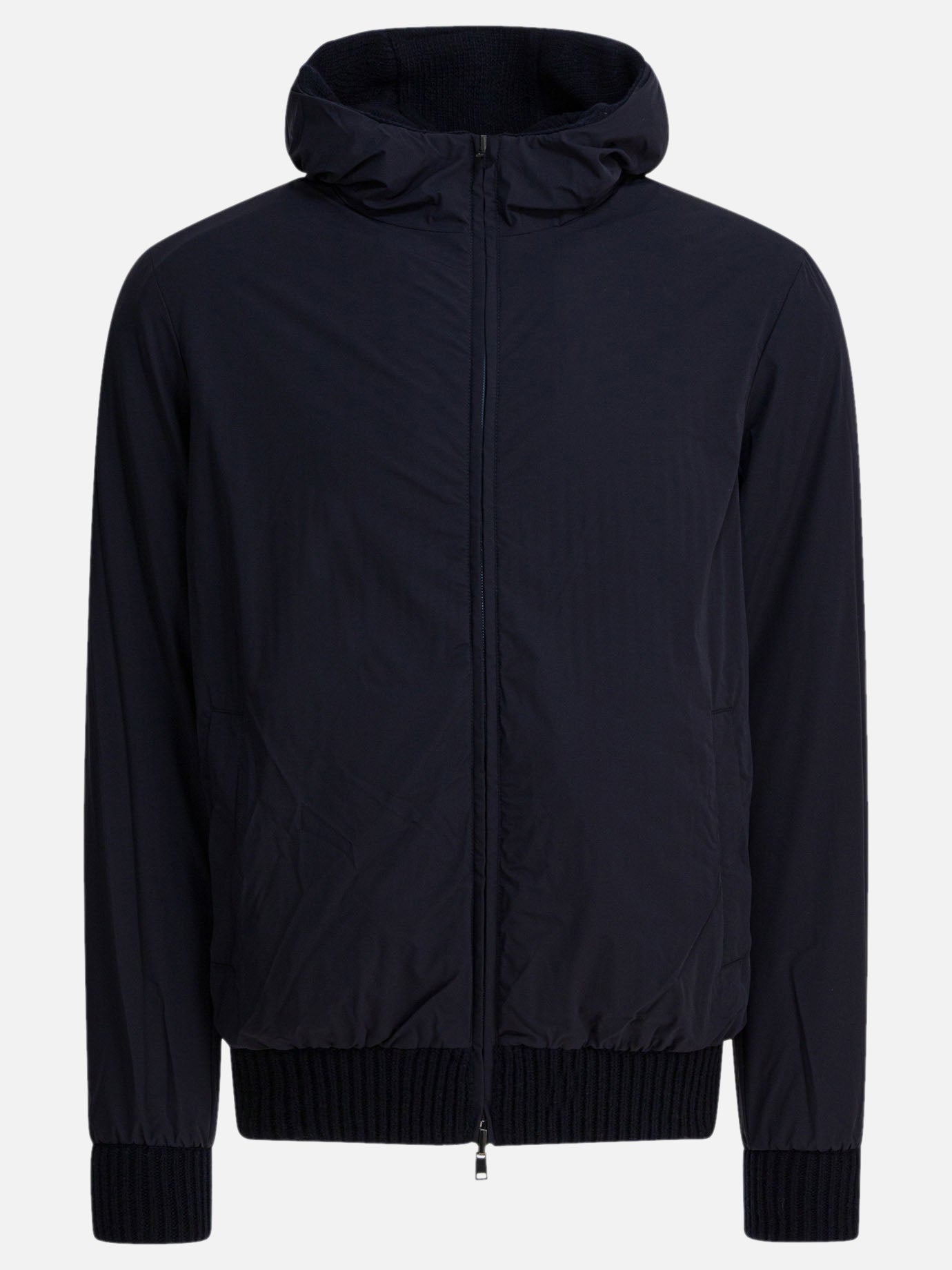 Bomber jackets Solid colour  Blue - Herno Men | PDP | VIETTI Online Store | thumbnail_2