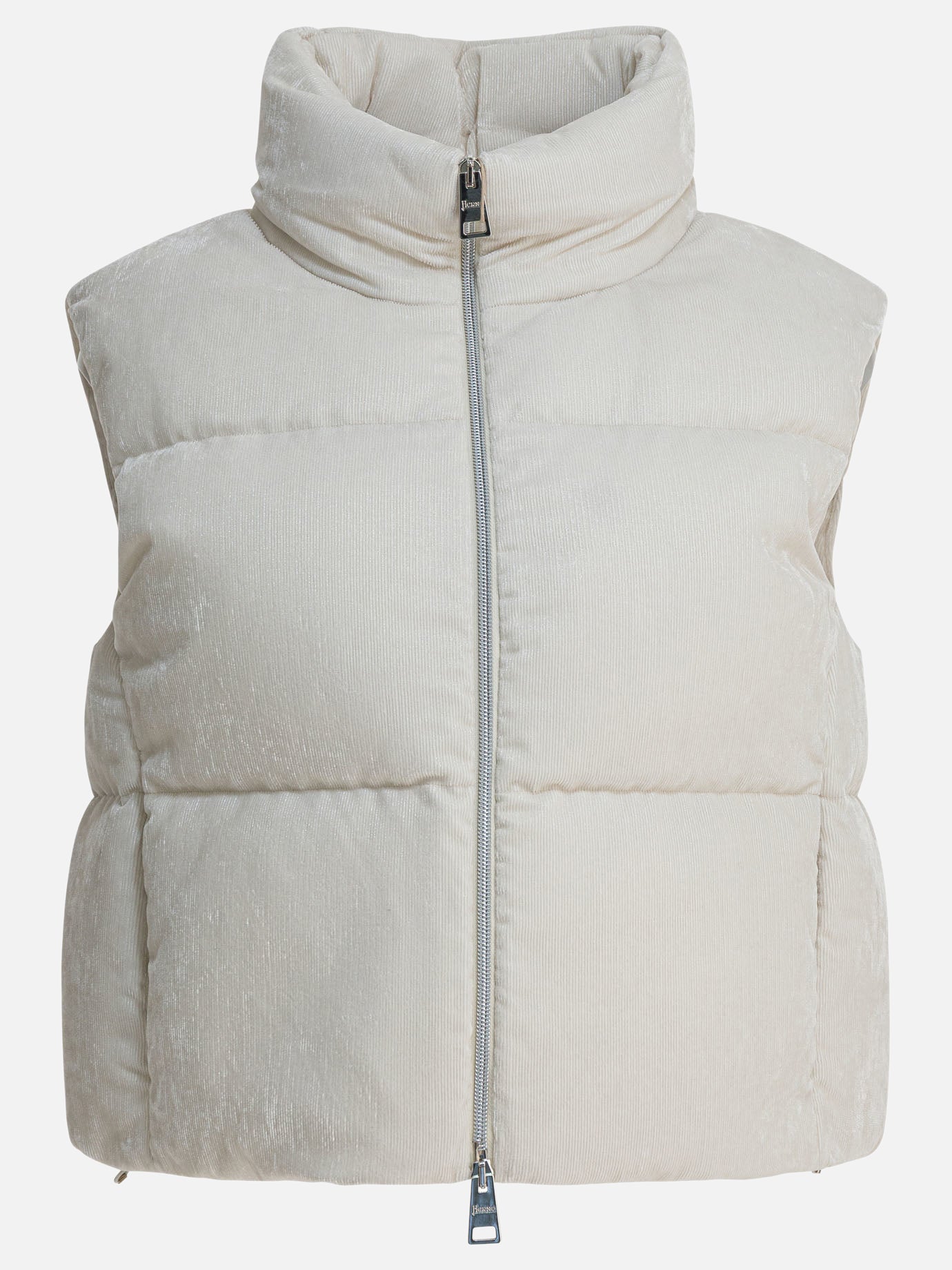 Vest jackets Solid colour  Beige - Herno Women | PDP | VIETTI Online Store | Zoom-Modal
