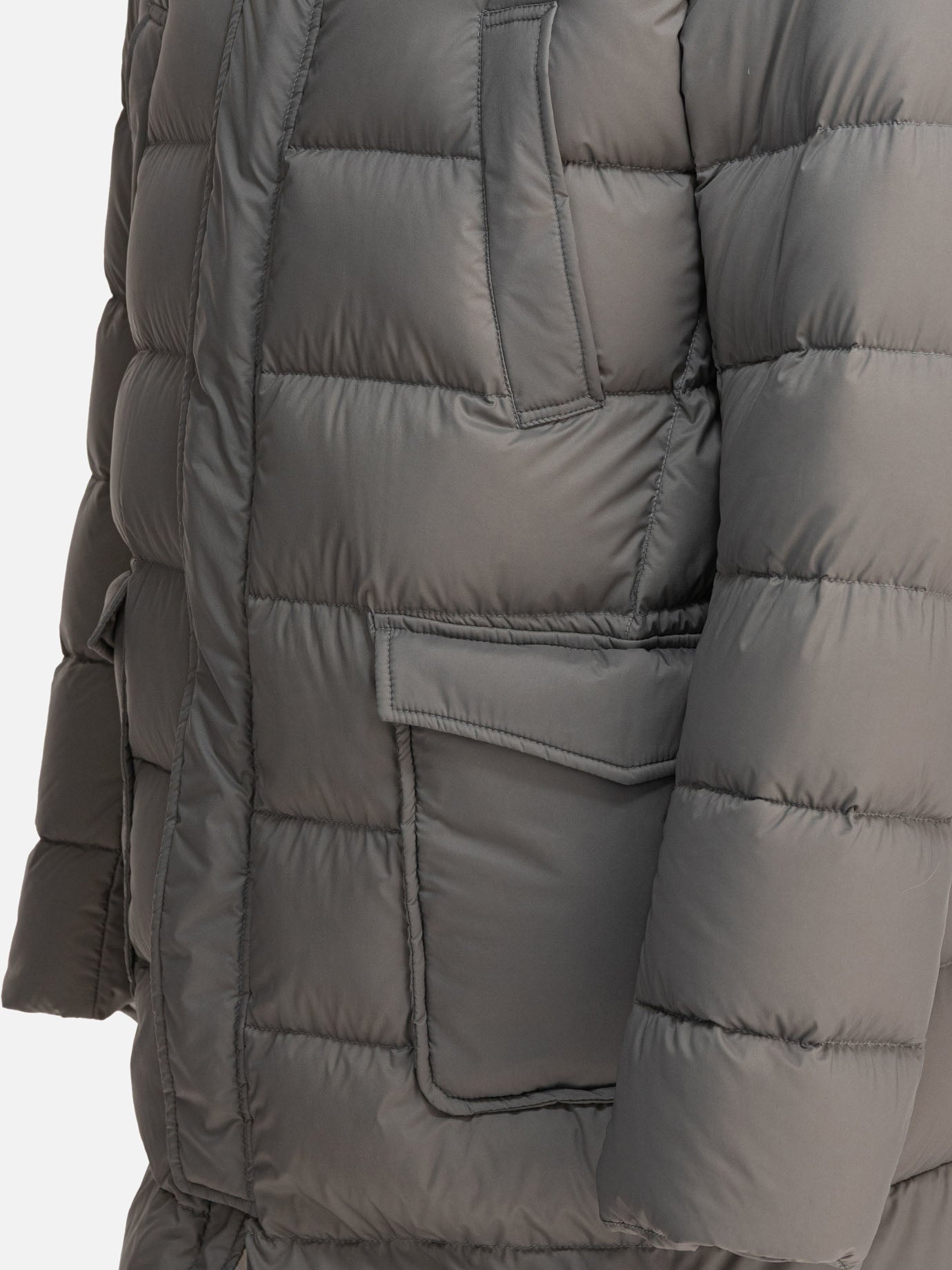 Down coats Solid colour  Grey - Herno Men | PDP | VIETTI Online Store | Zoom-Modal_4
