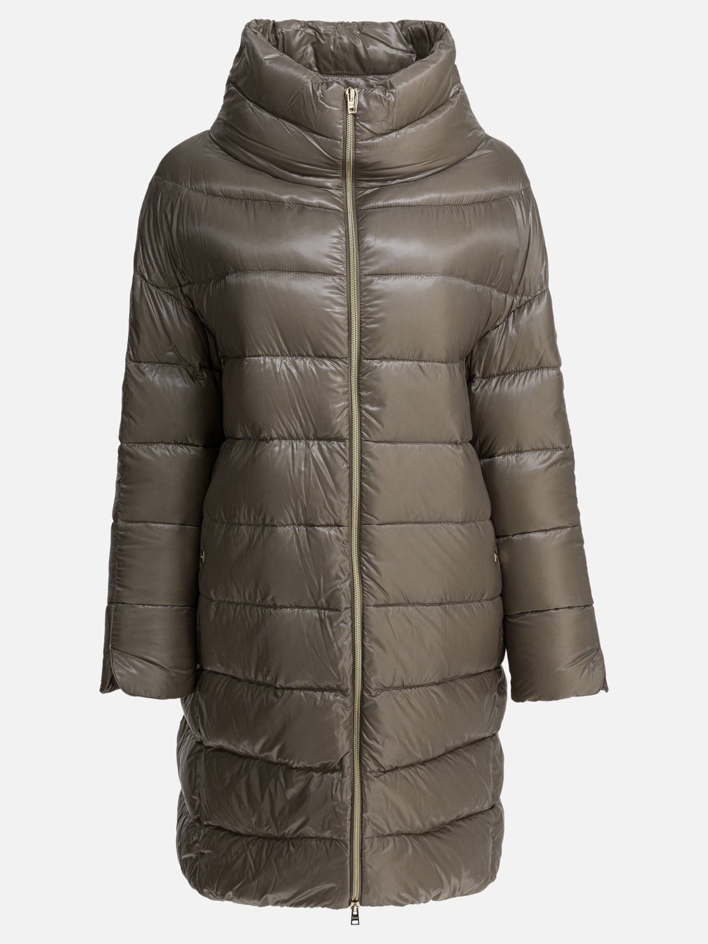 Down coats Solid colour  Brown - Herno Women | PDP | VIETTI Online Store | Zoom-Modal
