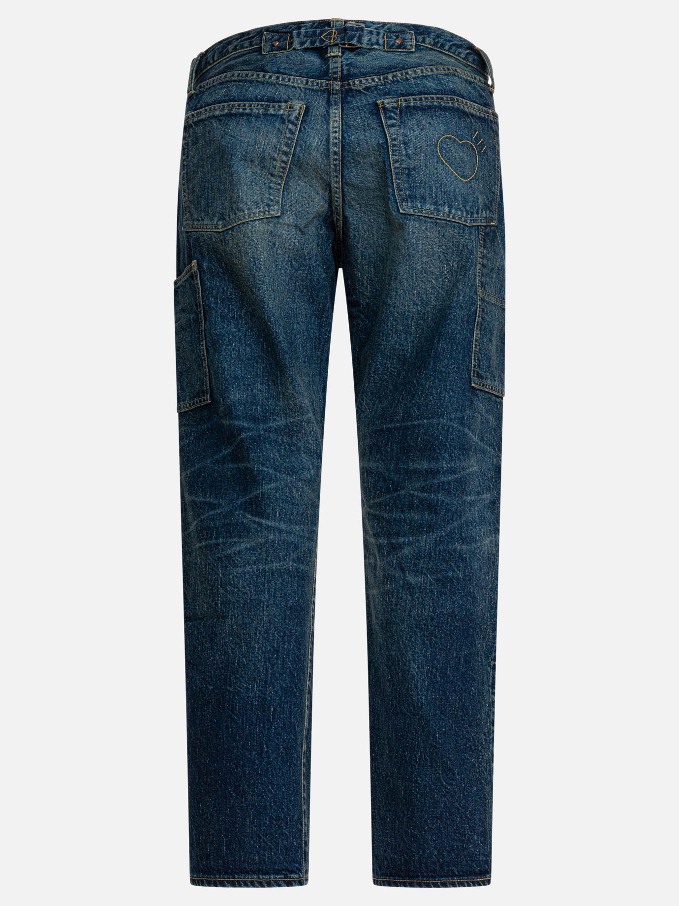 Straight-leg jeans Solid colour  Blue - Human Made Men | PDP | VIETTI Online Store | thumbnail_2