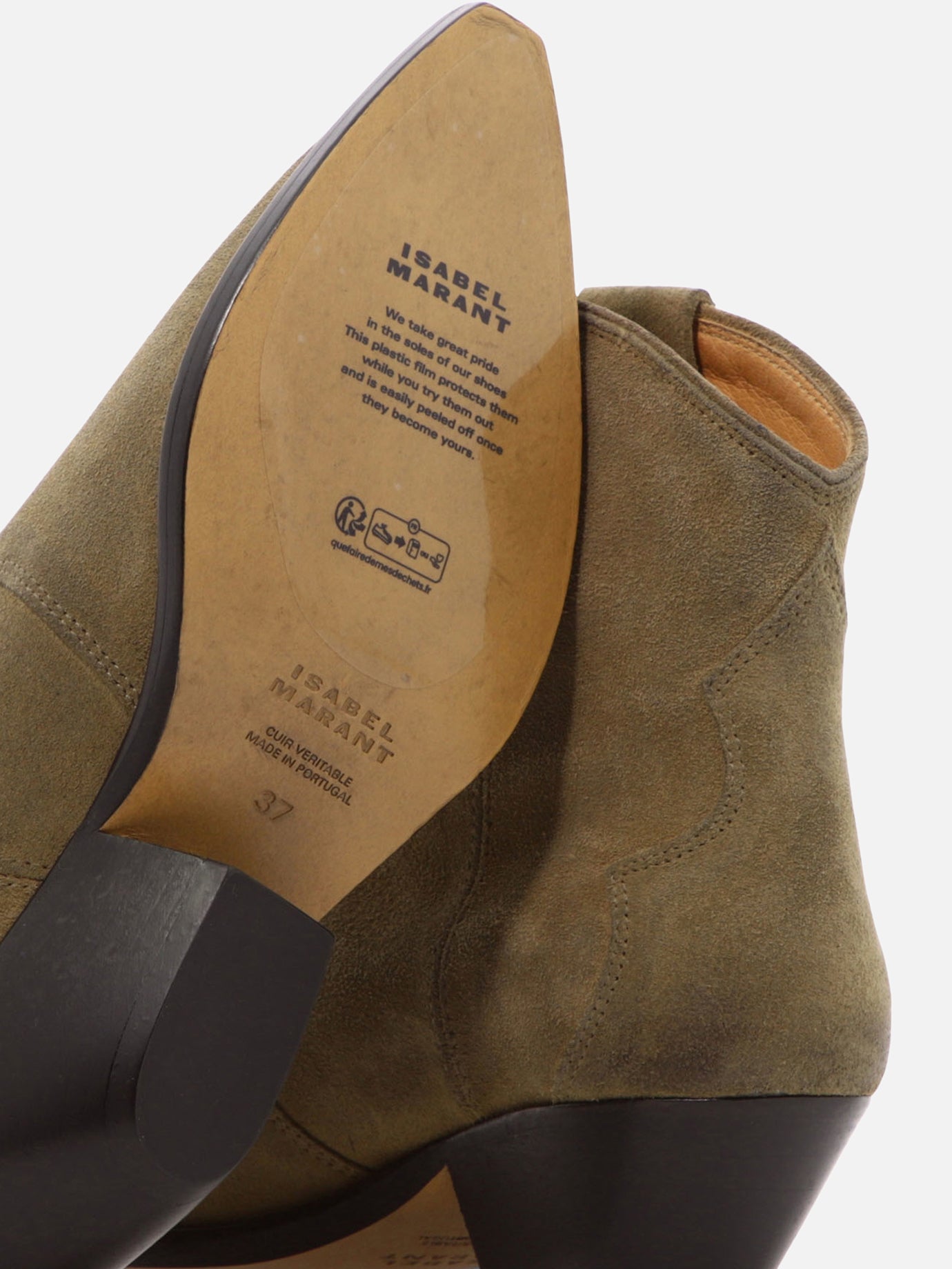Isabel Marant "Dewina" ankle boots 40 mm Beige