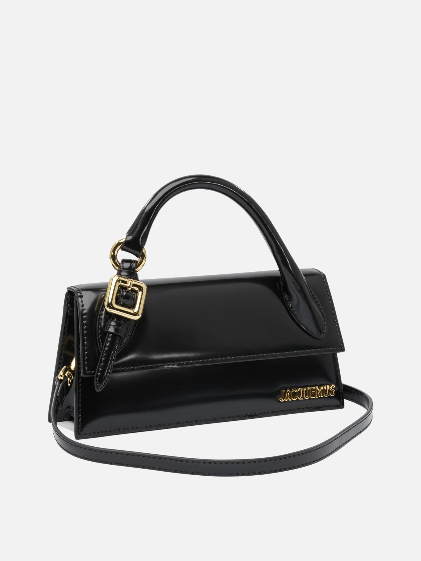Jacquemus Borsa &quot;Chiquito&quot; lunga con fibbia 13368240_UNI Black thumbnail_2