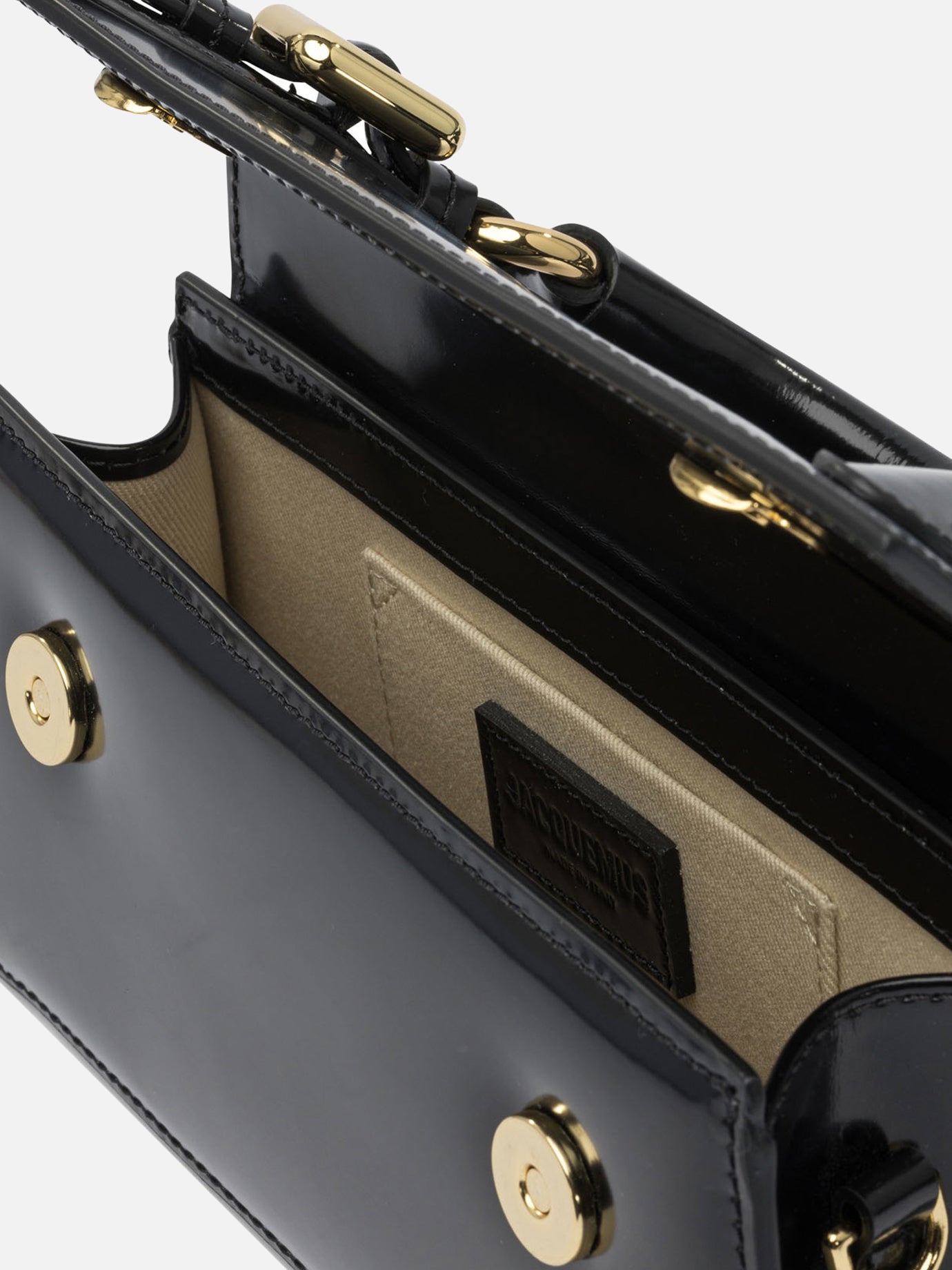 Jacquemus Borsa &quot;Chiquito&quot; lunga con fibbia 13368240_UNI Black thumbnail_5