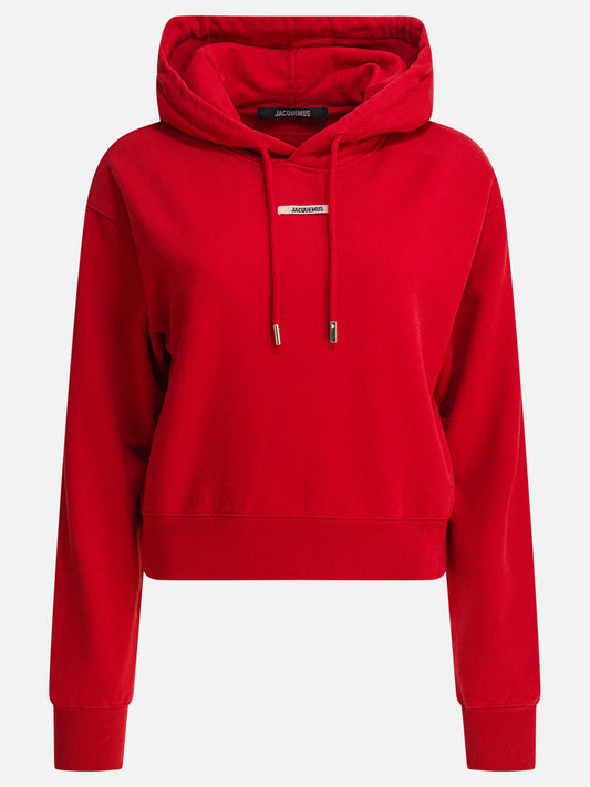 Felpe con cappuccio Logo  Rosso - Jacquemus Donna | VIETTI Online Store 

