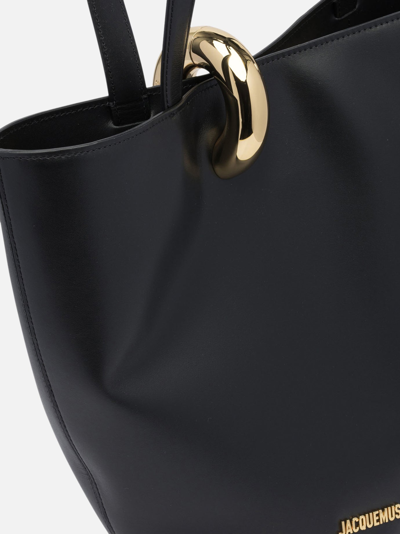 Borse medie 100% cow leather  Nero - Jacquemus Donna | PDP | VIETTI Online Store | thumbnail_4