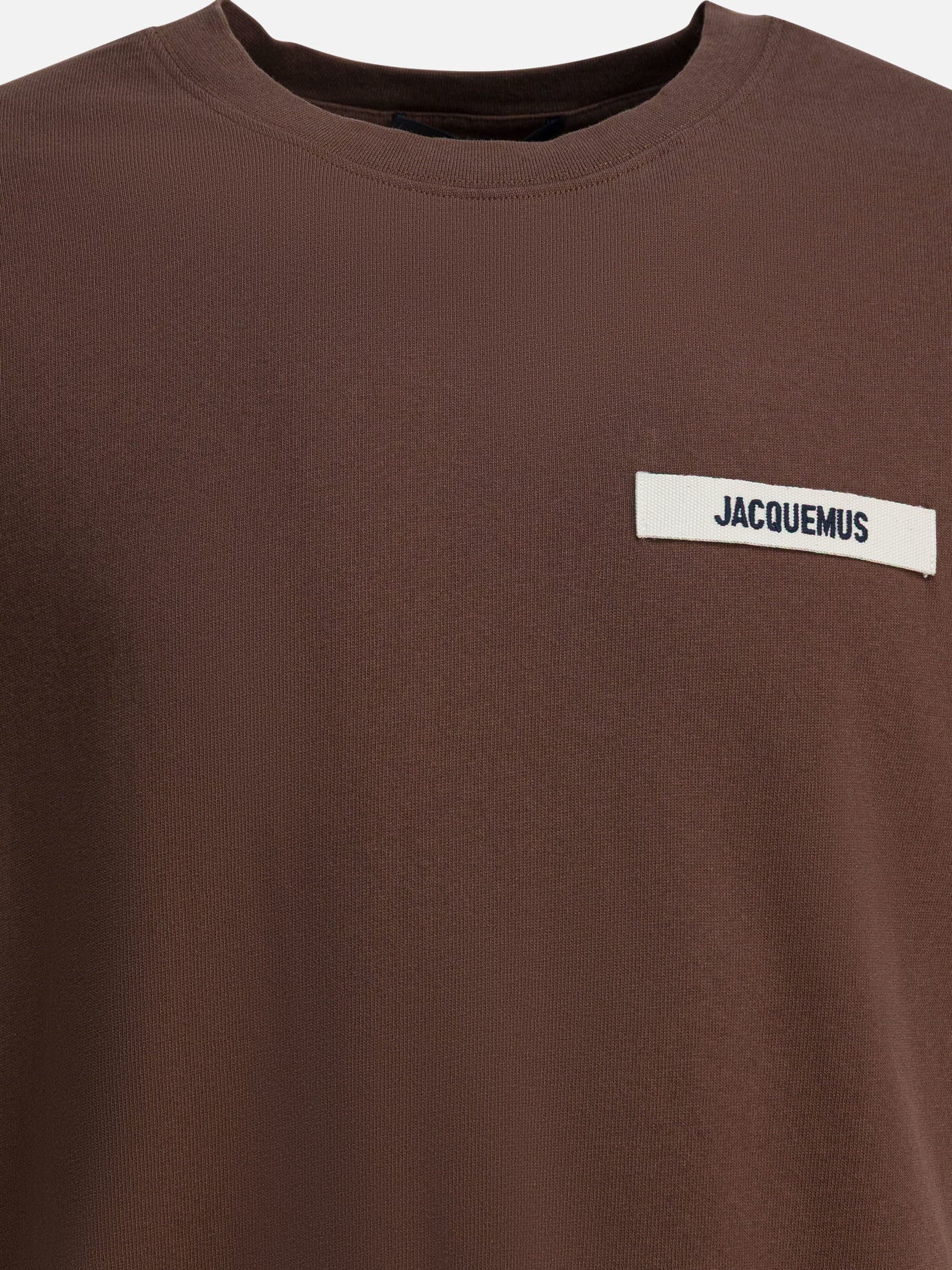 Crewneck t-shirts Logo  Brown - Jacquemus Men | PDP | VIETTI Online Store | thumbnail_3
