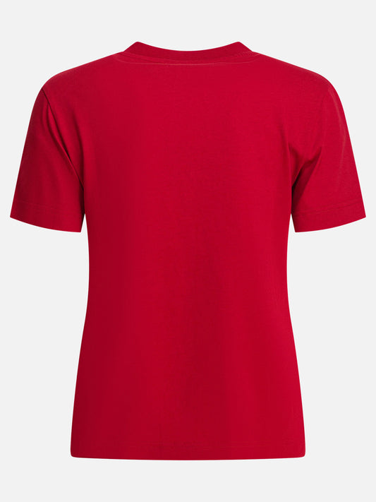 T-shirt girocollo Logo  Rosso - Jacquemus Donna | PDP | VIETTI Online Store | 2
