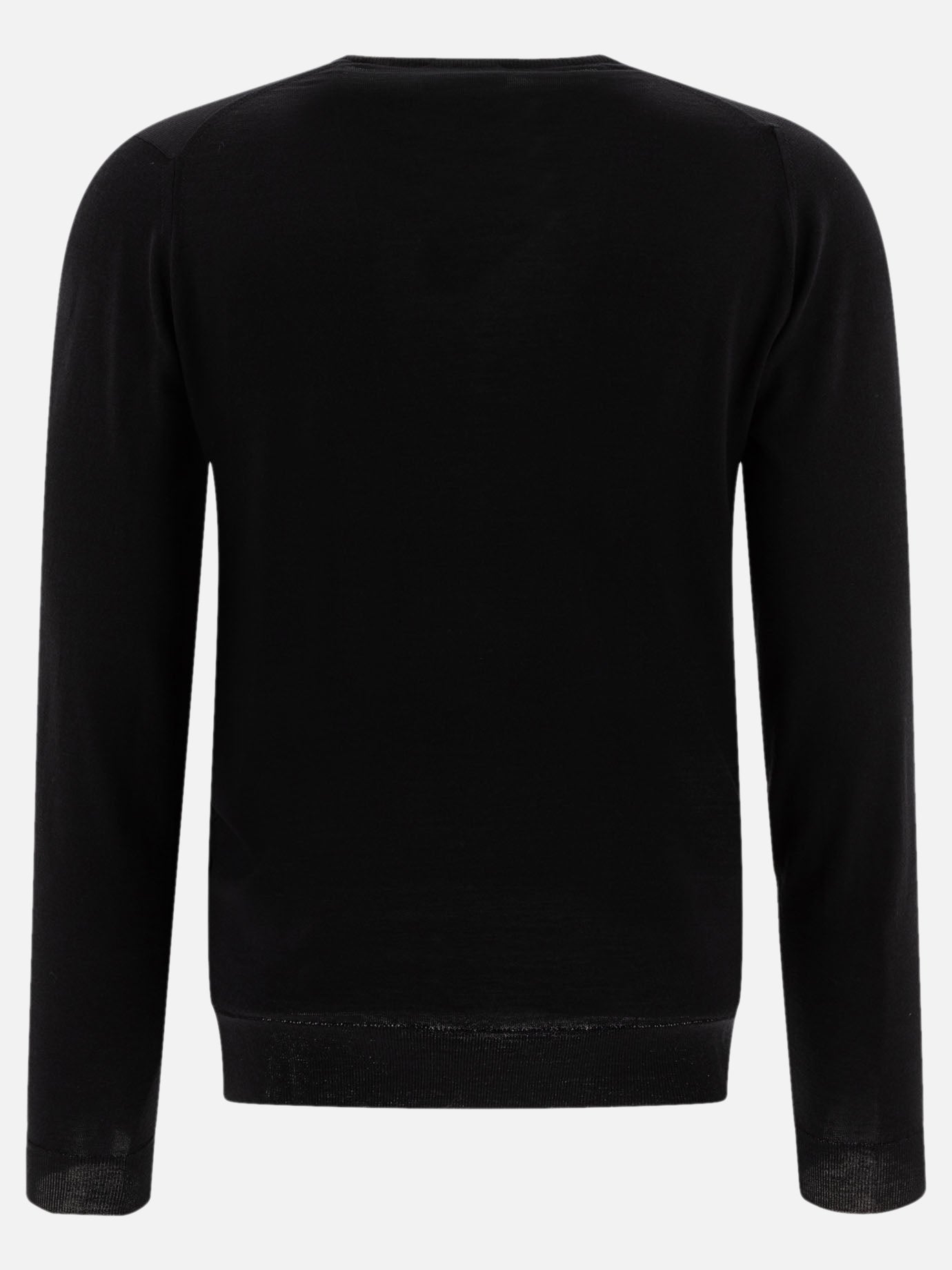 Maglioni girocollo Solid colour  Nero - John Smedley Uomo | PDP | VIETTI Online Store | thumbnail_2