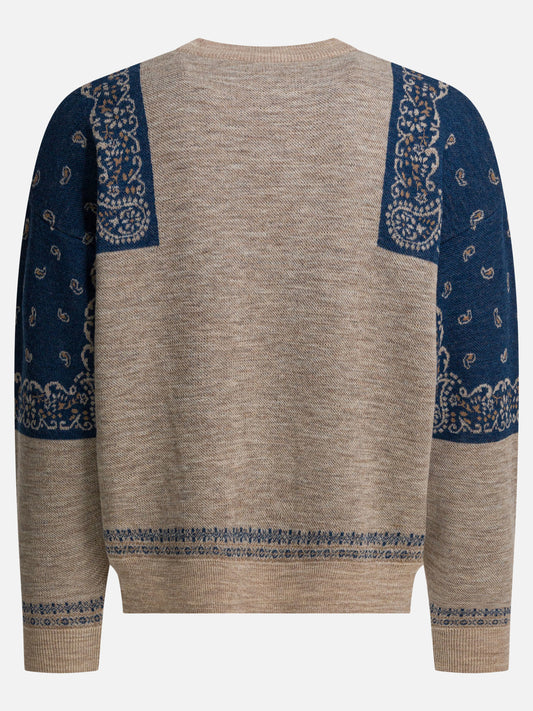 Crewneck sweaters Paisley  Blue - KAPITAL Men | PLP | VIETTI Online Store | 2
