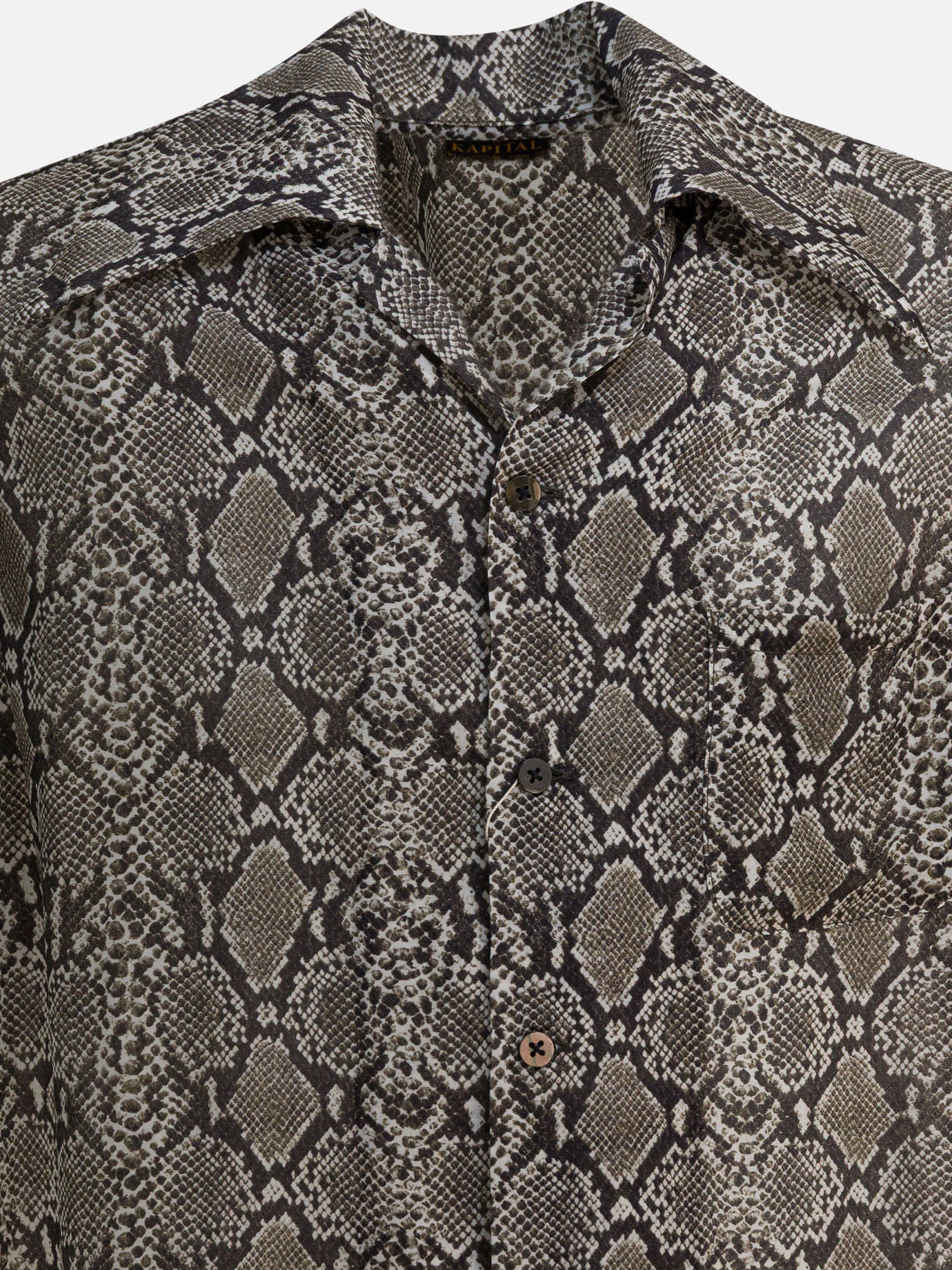 Casual shirts Animal print  Grey - KAPITAL Men | PDP | VIETTI Online Store | Zoom-Modal_3
