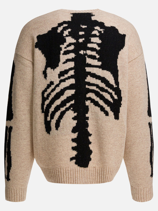 Crewneck sweaters Solid colour  Beige - KAPITAL Men | PLP | VIETTI Online Store | 2
