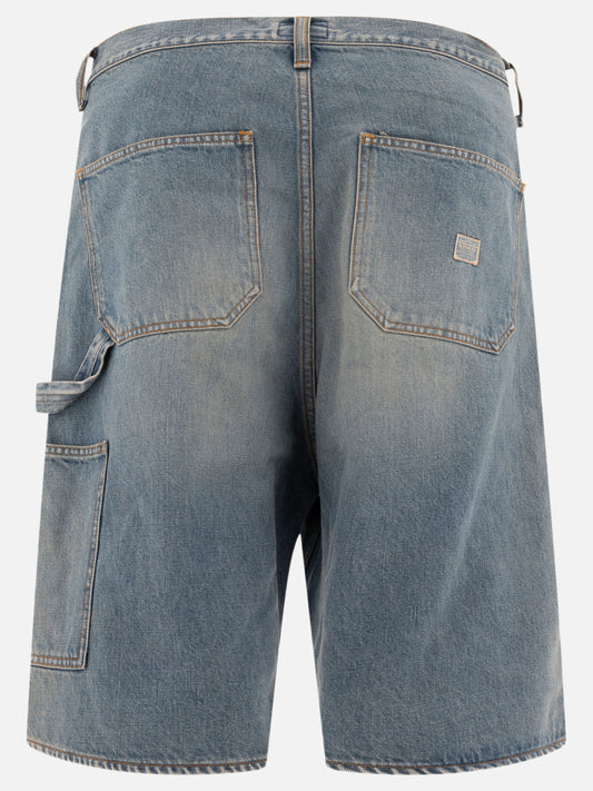 Utility shorts Solid colour  Light blue - KAPITAL Men | PLP | VIETTI Online Store | 2

