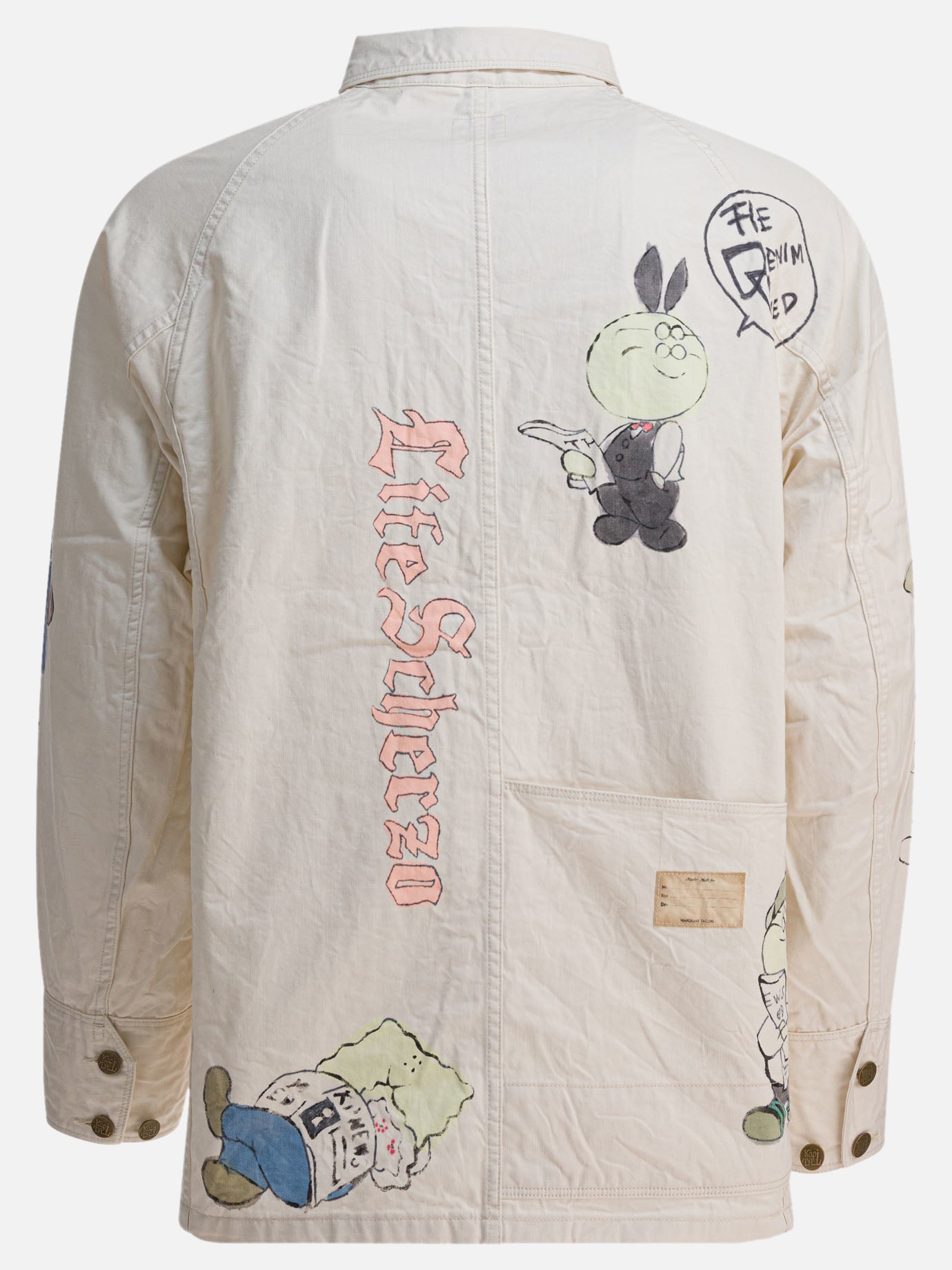 Giacche overshirt Print  Beige - KAPITAL Uomo | PDP | VIETTI Online Store | thumbnail_2