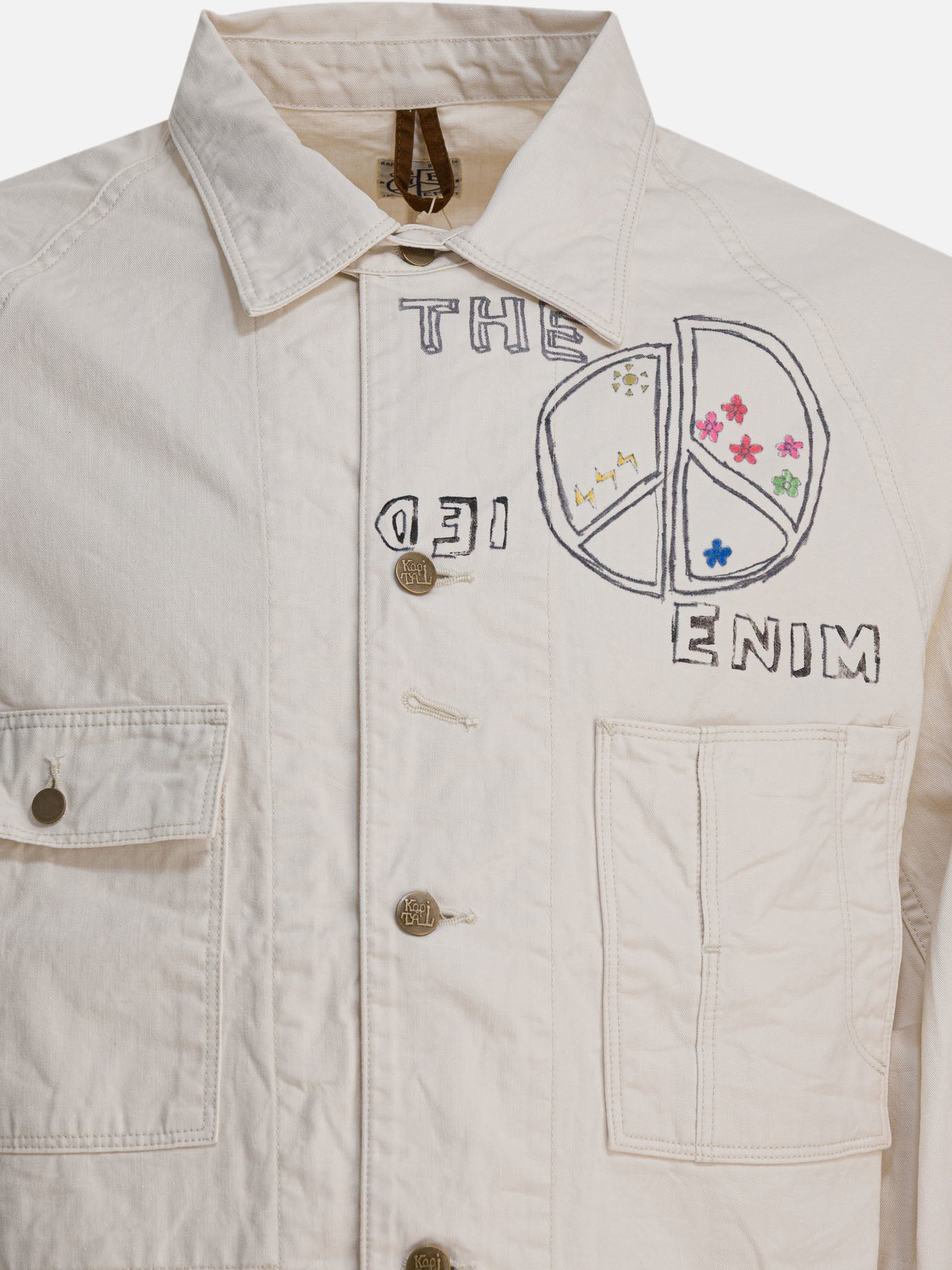 Giacche overshirt Print  Beige - KAPITAL Uomo | PDP | VIETTI Online Store | thumbnail_3