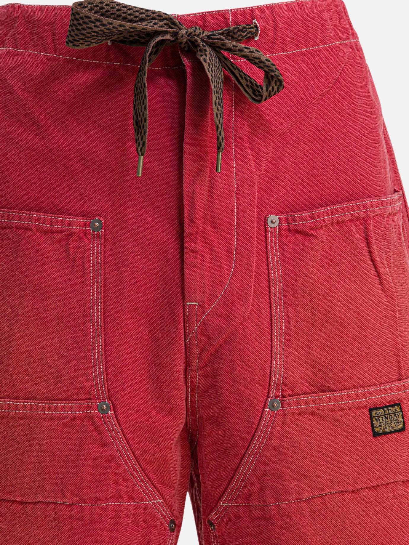 Short con lacci Solid colour  Marrone - KAPITAL Uomo | PDP | VIETTI Online Store | Zoom-Modal_3
