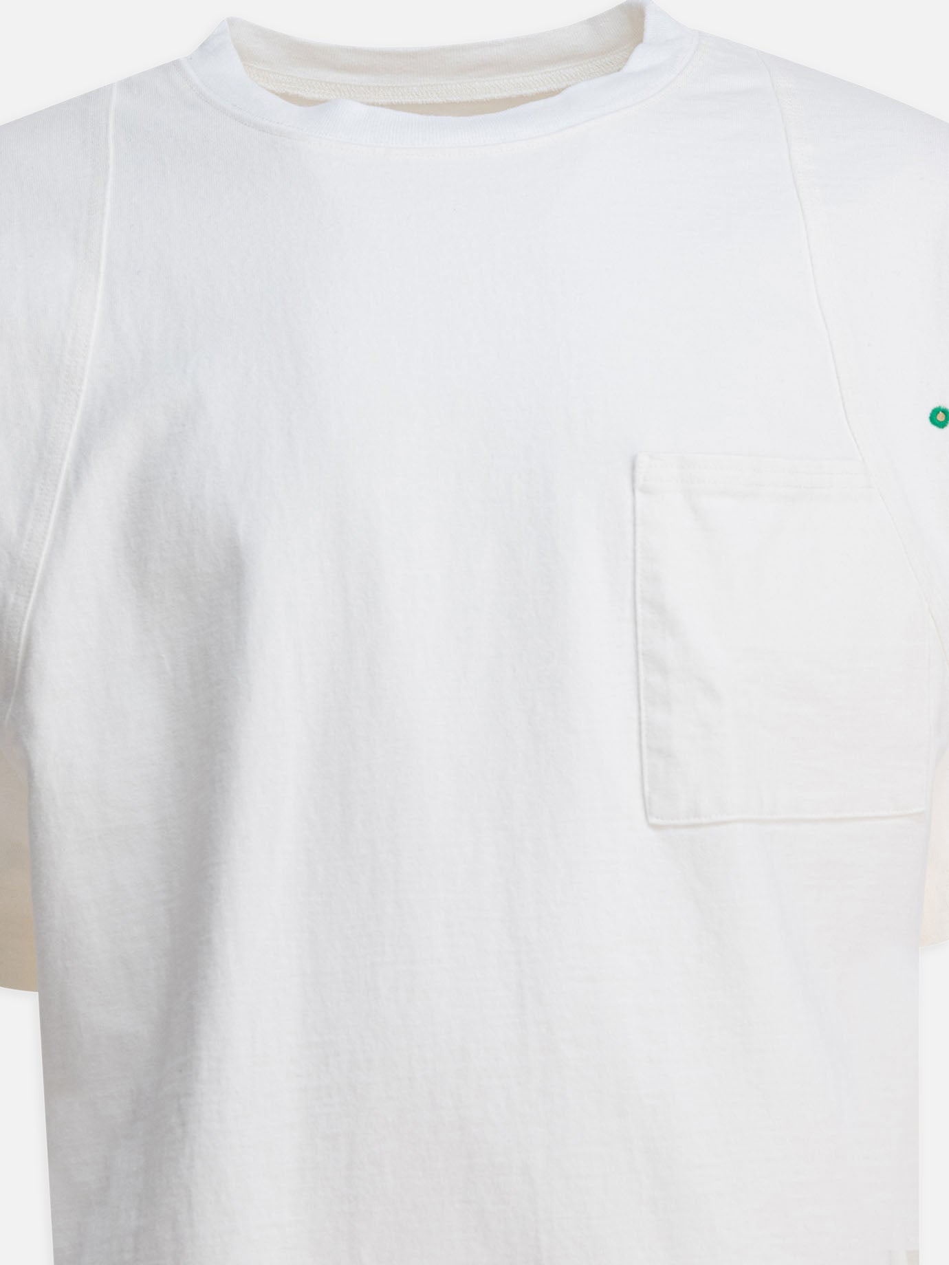 Crewneck t-shirts Solid colour  White - KAPITAL Men | PDP | VIETTI Online Store | Zoom-Modal_3
