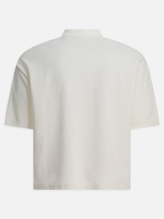 Polo con bottoni Solid colour  Bianco - KAPITAL Uomo | VIETTI Online Store | 2

