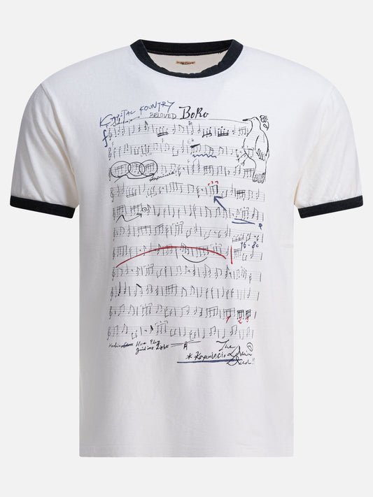 Crewneck t-shirts Print  White - KAPITAL Men | PLP | VIETTI Online Store 
