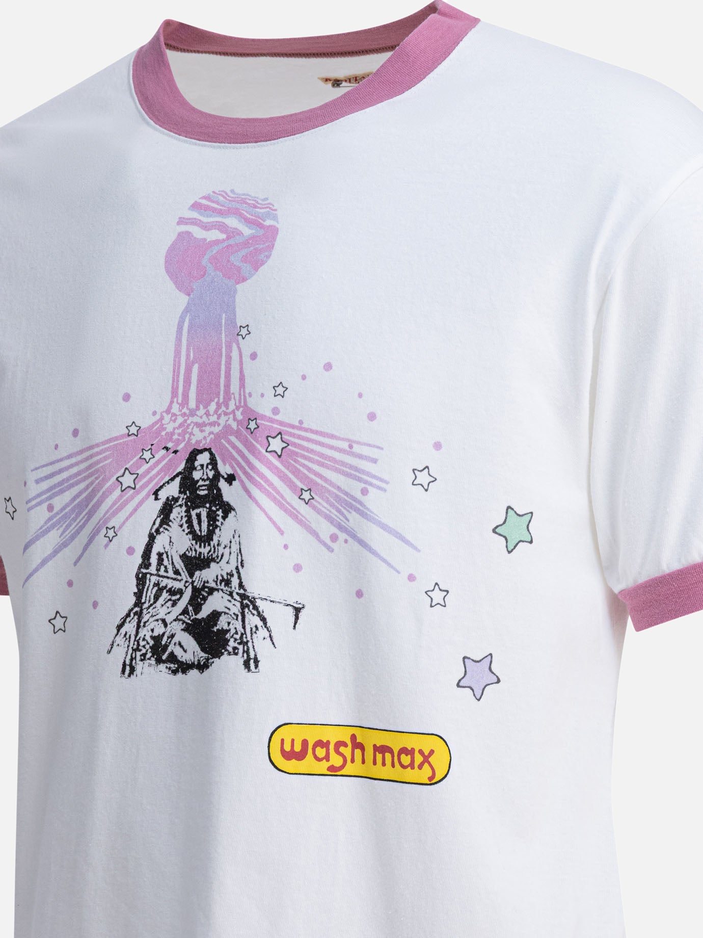 T-shirt girocollo Print  Bianco - KAPITAL Uomo | PDP | VIETTI Online Store | thumbnail_3