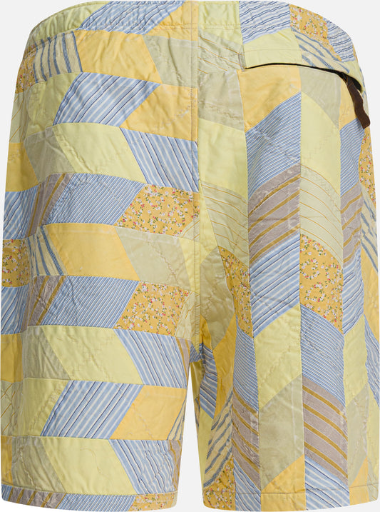 Drawstring shorts Patchwork  Yellow - KAPITAL Men | PDP | VIETTI Online Store | 2

