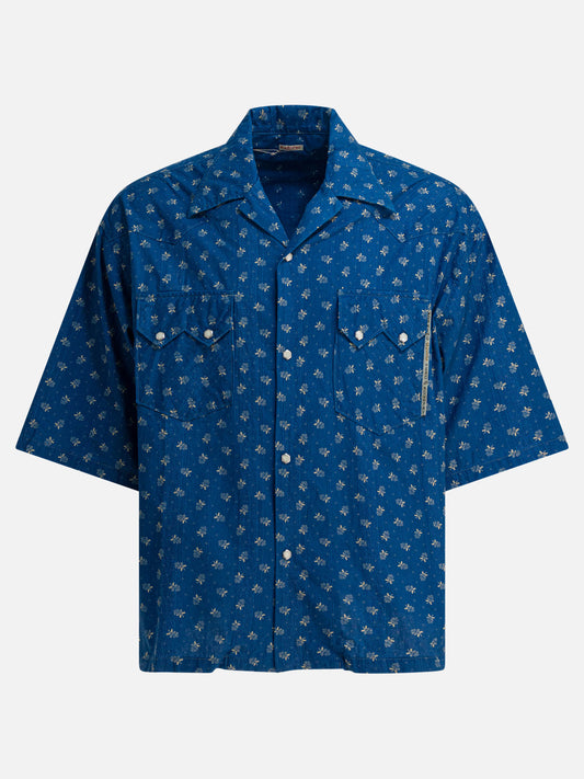 Camicie casual Floral  Blu - KAPITAL Uomo | VIETTI Online Store 
