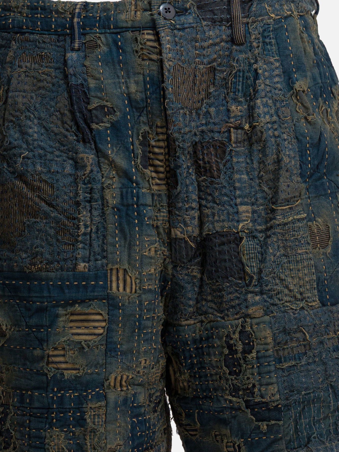 Five pockets shorts Patchwork  Blue - KAPITAL Men | PDP | VIETTI Online Store | thumbnail_3