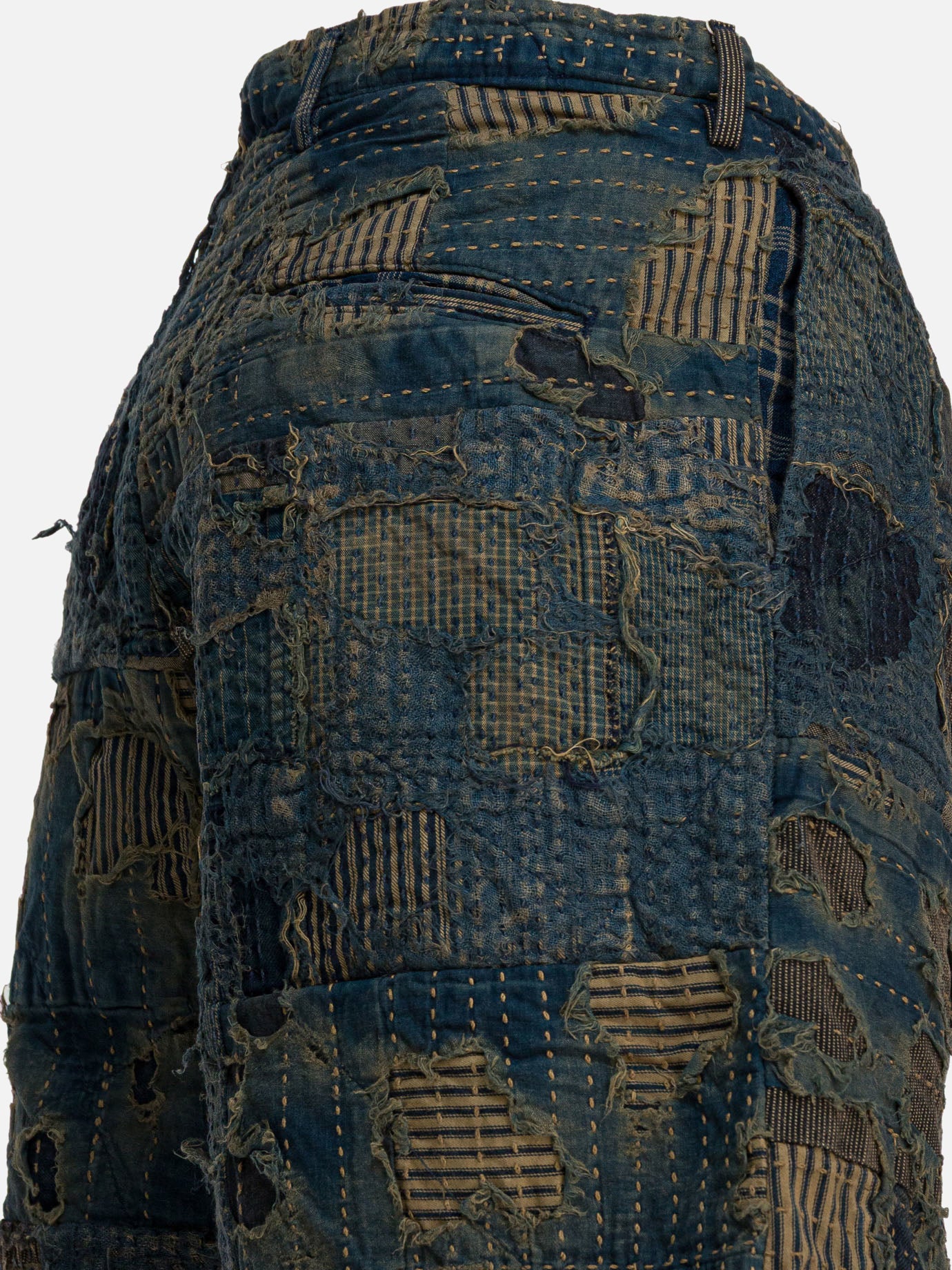 Five pockets shorts Patchwork  Blue - KAPITAL Men | PDP | VIETTI Online Store | Zoom-Modal_4

