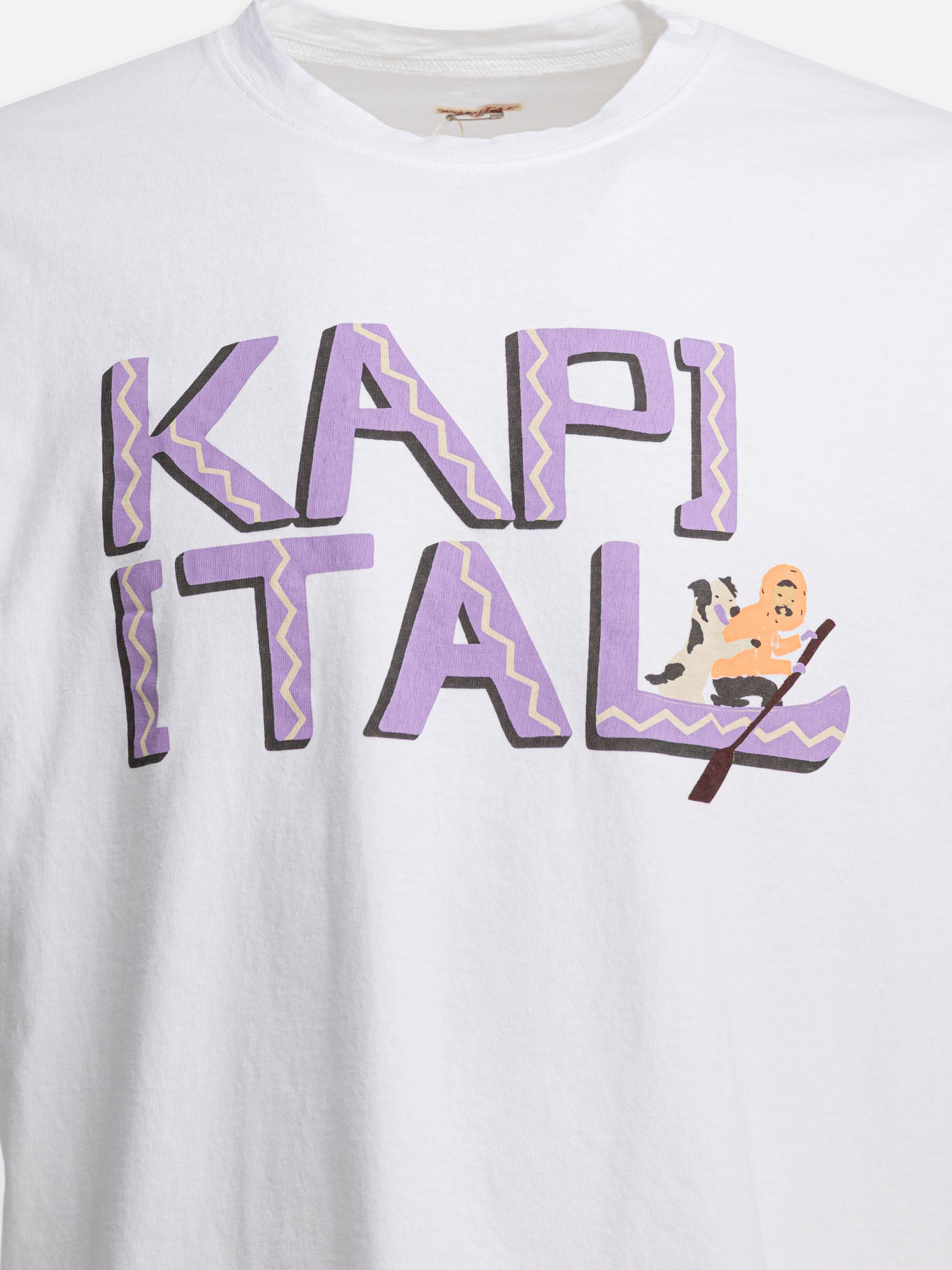 Crewneck t-shirts Graphics  Purple - KAPITAL Men | PDP | VIETTI Online Store | Zoom-Modal_3
