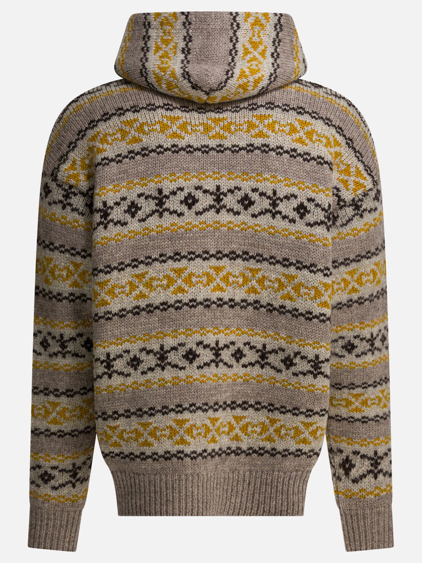 Hooded sweaters Textured knit  Yellow - KAPITAL Men | PDP | VIETTI Online Store | thumbnail_2