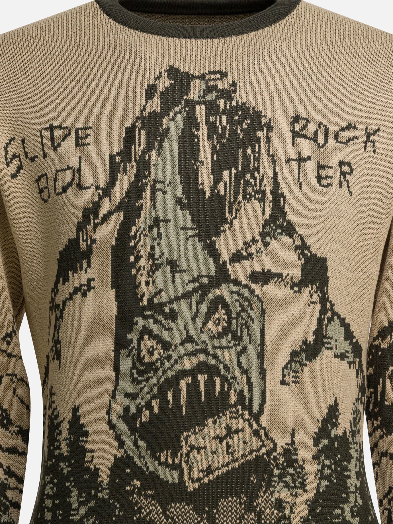 Crewneck sweaters Graphics  Beige - KAPITAL Men | PDP | VIETTI Online Store | thumbnail_3