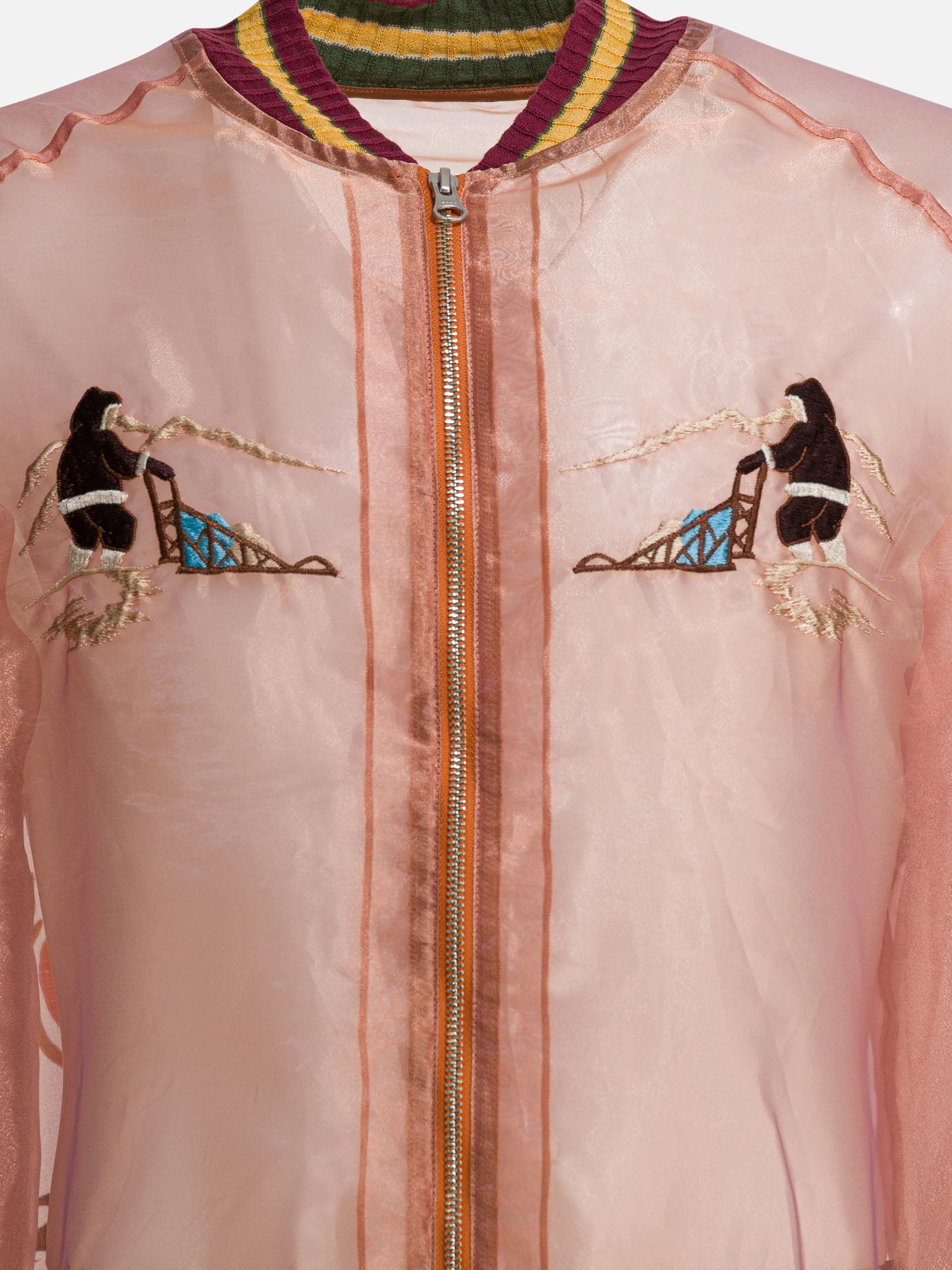 Bomber jackets Embroidered  Orange - KAPITAL Men | PDP | VIETTI Online Store | thumbnail_3