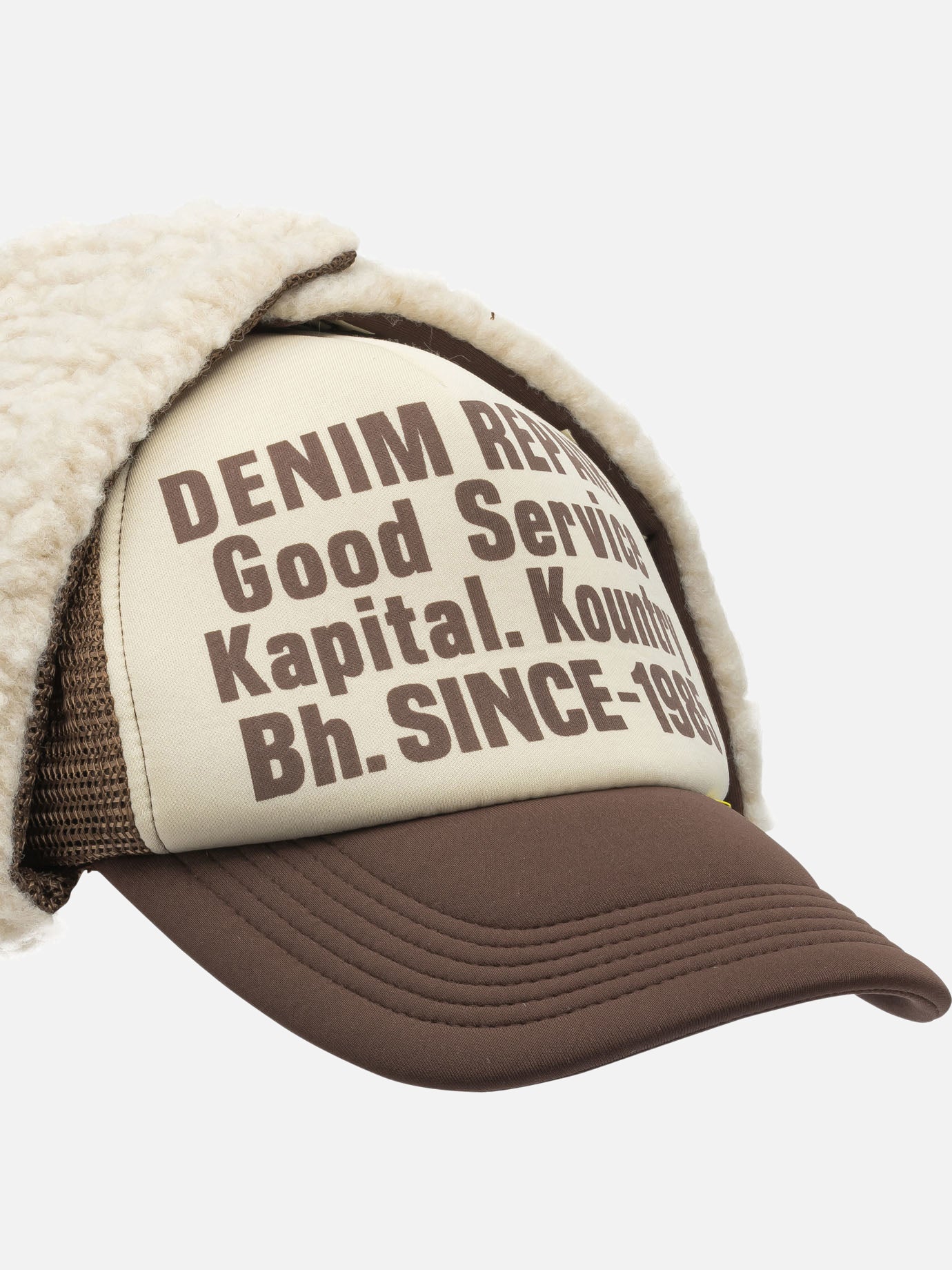 Cappelli trucker 100% polyester  Marrone - KAPITAL Uomo | PDP | VIETTI Online Store | Zoom-Modal_4
