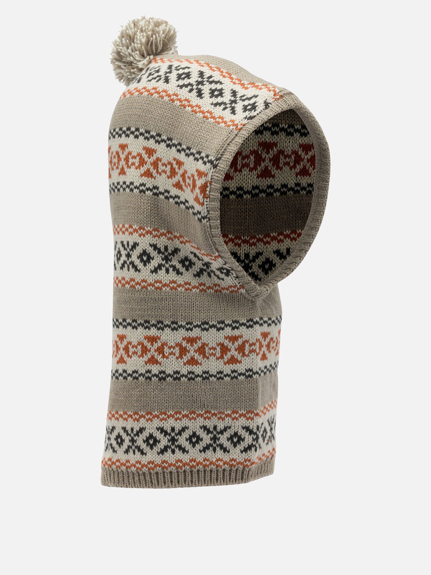 Balaclava 100% wool  Beige - KAPITAL Men | PDP | VIETTI Online Store | Zoom-Modal_2
