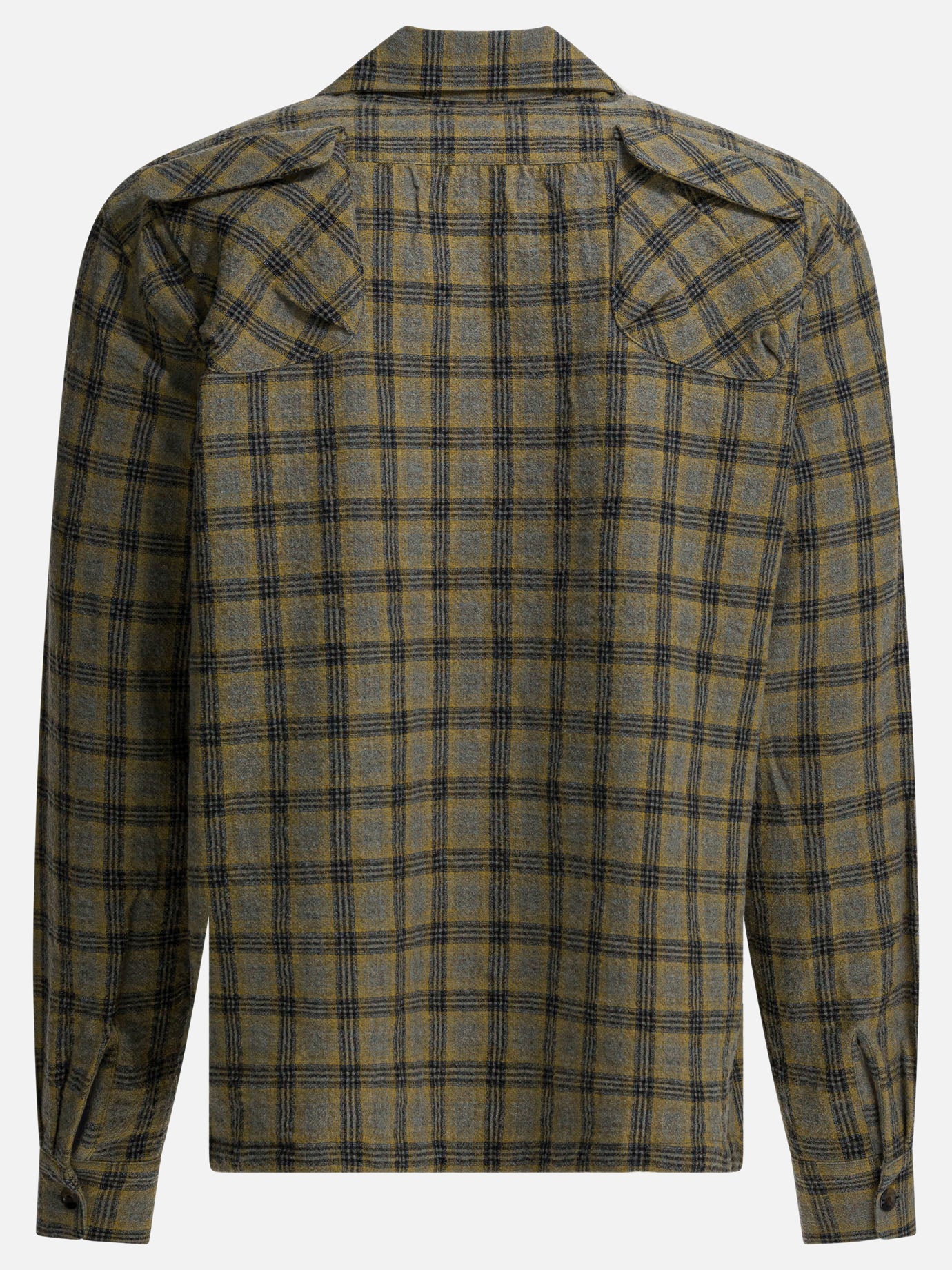 Overshirt jackets Check  Yellow - KAPITAL Men | PDP | VIETTI Online Store | Zoom-Modal_2
