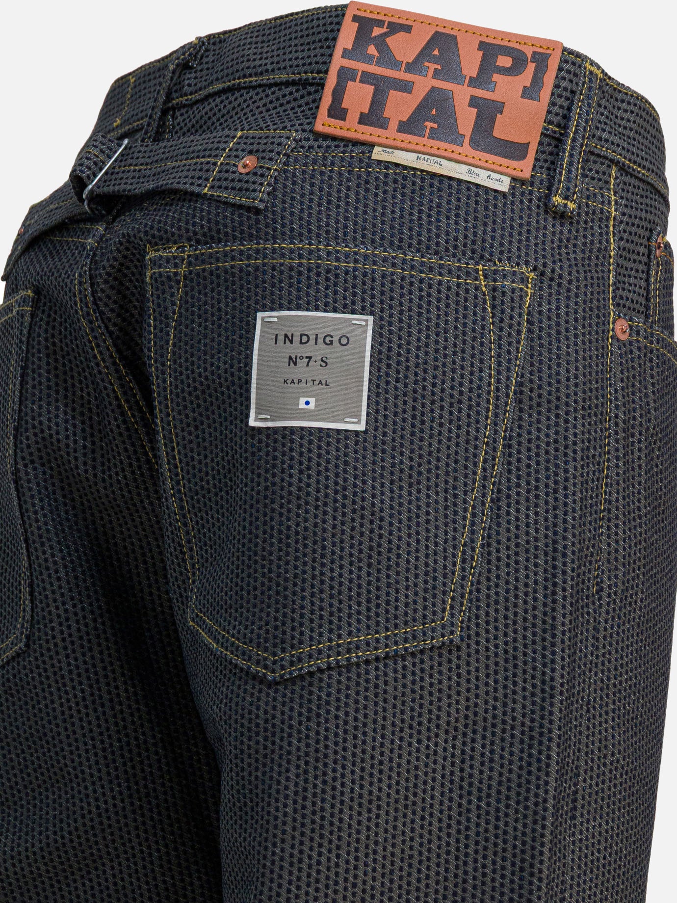 Straight-leg jeans Denim  Blue - KAPITAL Men | PDP | VIETTI Online Store | thumbnail_4