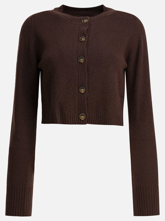 Cardigans Solid colour  Brown - LouLou De Saison Women | PLP | VIETTI Online Store 
