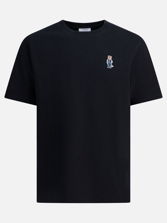 Crewneck t-shirts Logo  Black - Maison Kitsuné Men | PLP | VIETTI Online Store 
